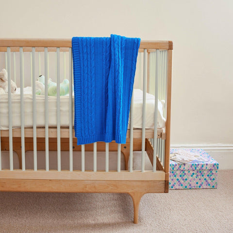 Organic Baby Knit Throw | Nakheel Organic Cotton | Fairtrade