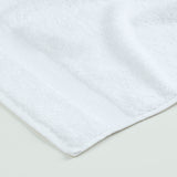 white color bath towel